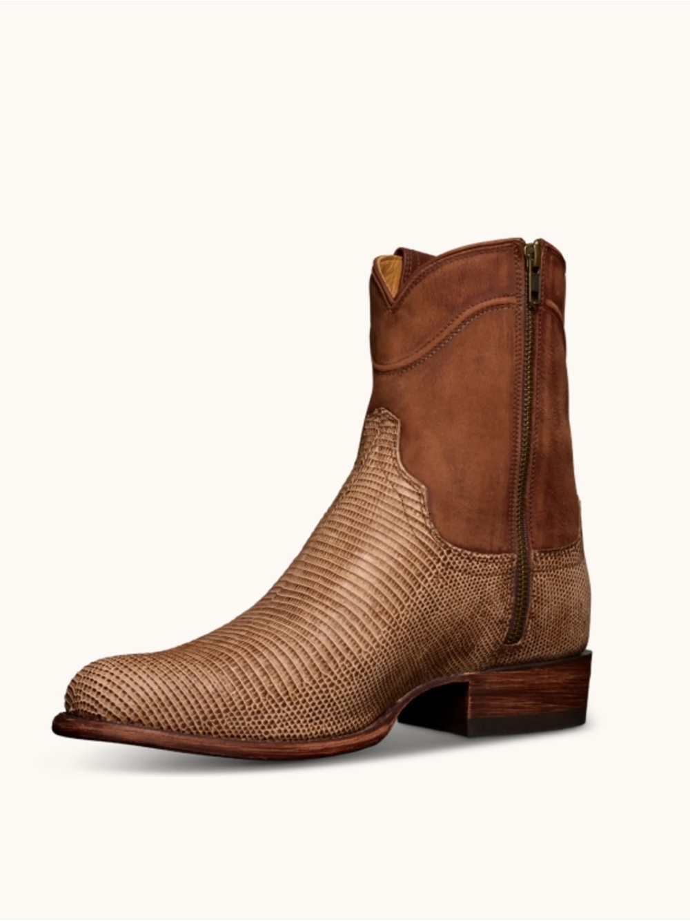 TECOVAS The Nick Lizard Leather Western Boot - 11